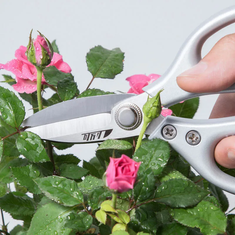 Original Liren Stainless Steel Scissors knife Kitchen Sharp Shears Fruits/Meats/Leaves Trimmer Flexible Rust Prevention Clippers