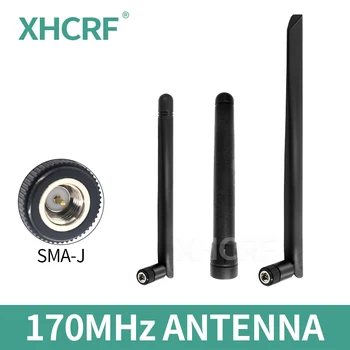 169 MHz anten SMA erkek 3dBi Omni 170 MHz antenler için dönebilir kauçuk kablosuz hava modülü uzaktan kumanda 169 MHz antenler