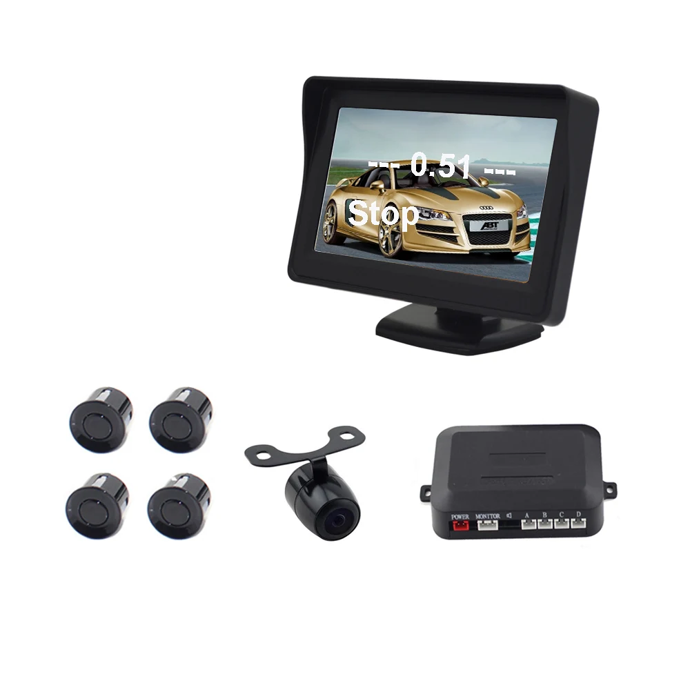 

Car Rearview Camera Intelligent Parking Assistance System PZ602C 4.3 Inch 16:9 Digital Panel Display Mirror Monitor NTSC AV