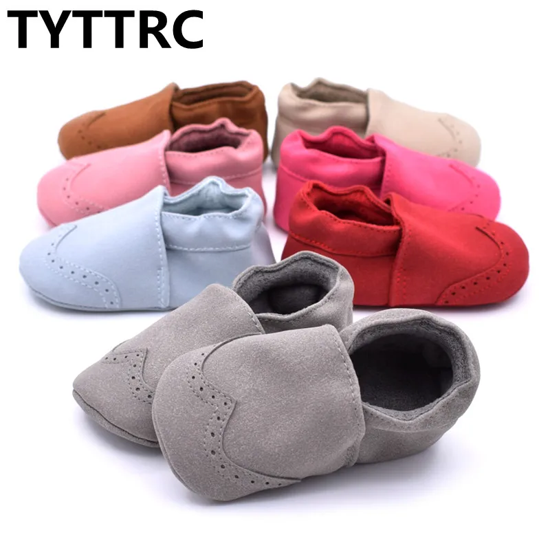 Nubuck Leather Baby Shoes Infant Toddler Baby Girl Boy Soft Sole First Walker Baby Moccasins High Quality Kid's Shoes For 0-18M