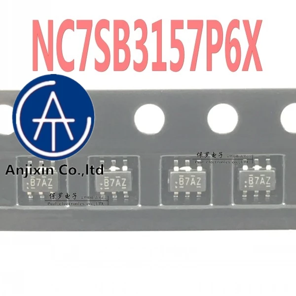 10 Chiếc 100% Orginal Mới NC7SB3157P6X Lụa B7AZ SC70-6 Điện Áp Thấp CMOS Analog Công Tắc Thật Cổ