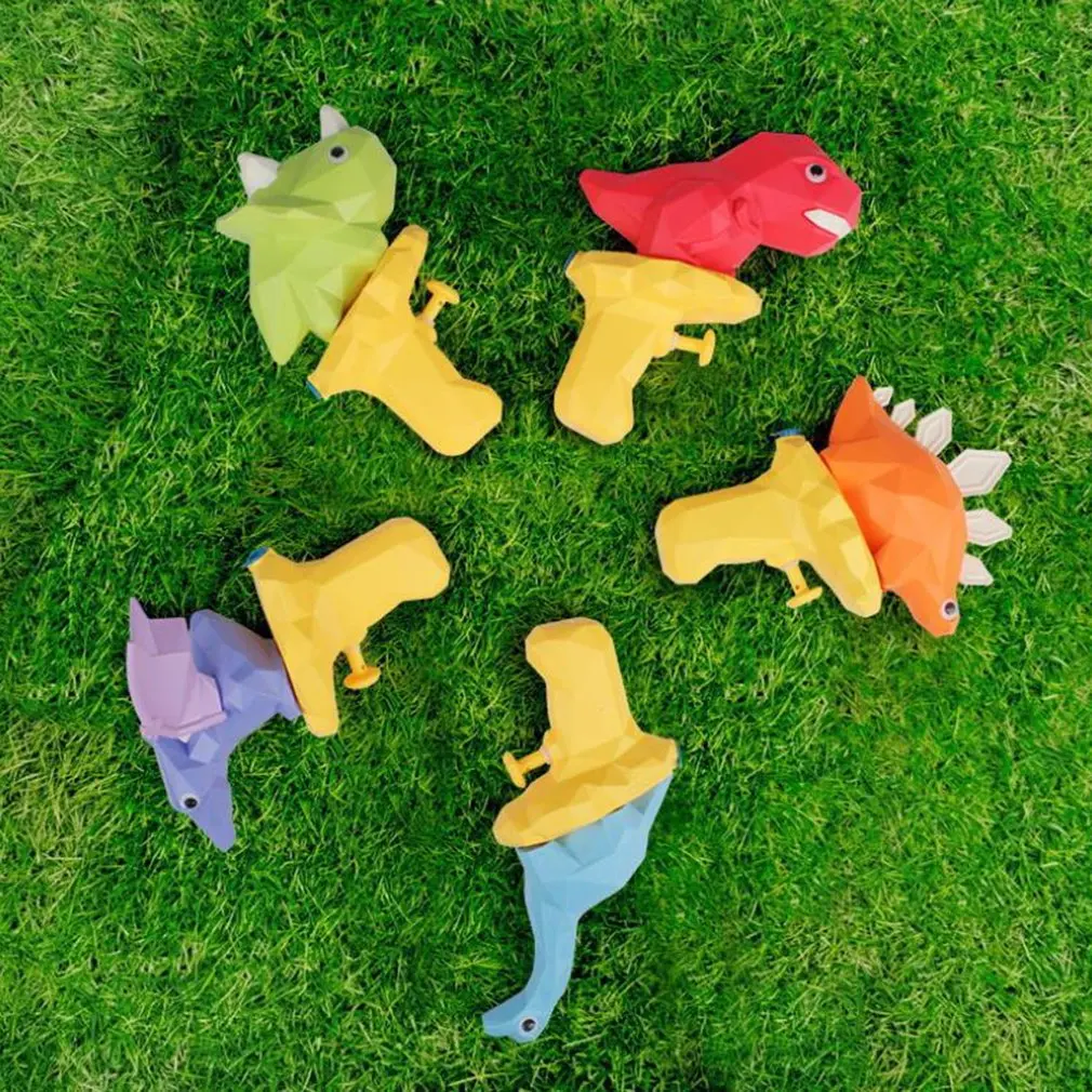 5Pcs ไดโนเสาร์ Mini สเปรย์น้ำของเล่นชายหาดของเล่นเด็กกดประเภทไดโนเสาร์ของเล่นสำหรับเด็ก Creative ไดโนเสาร์ขนาดเล็กสำหรับเด็ก