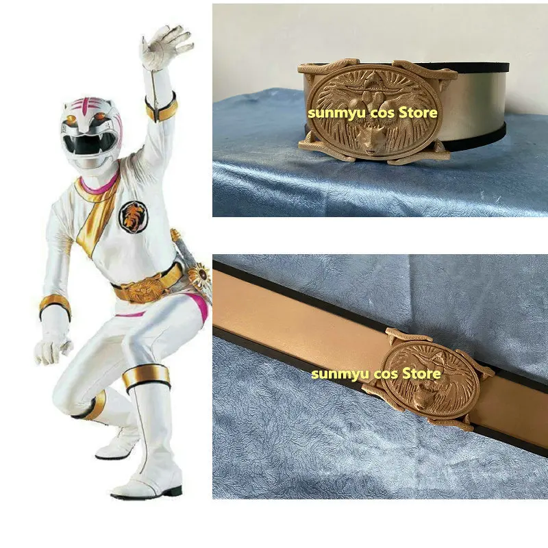 

3D Printting Resin Belt Hyakujuu Sentai Gaoranger Cosplay Sae Taiga Furabiijo Gao White Cosplay Costume Custom size