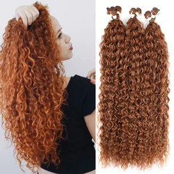 Synthetic Hair Bundles Afro Kinky Curly Hair Extensions 26
