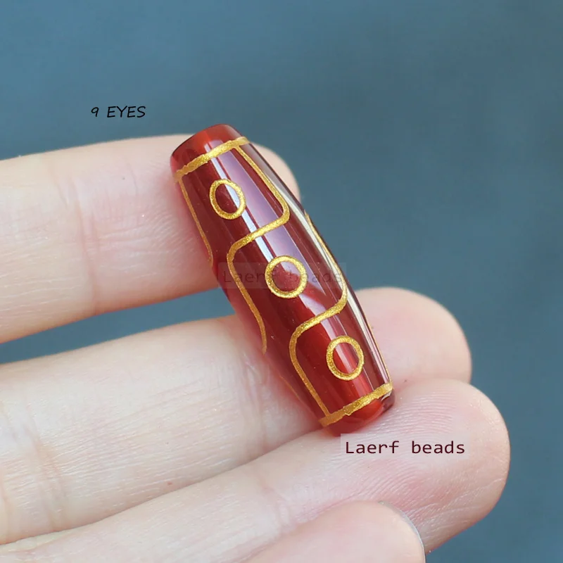 1pcs ,30mm Red Gold Ancient Tibet Dzi agates Beads ,Many pattern can pick ,For DIY Jewelry Making, pendant,necklace