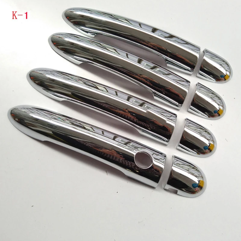 غطاء مقبض الباب الكسوة ABS كروم لرينو ميجان ii 2 MK2 2002 2003 2004 2005 2006 2007 2008 سيارة التصميم ملصق الوصول التلقائي