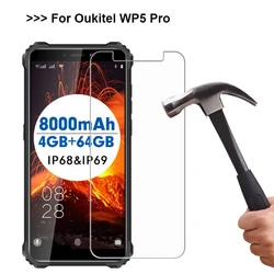 9H Smartphone Protective Glass Film Explosion-proof Glass Oukitel WP5 Pro Tempered Glass for Oukite WP5 Pro 5.5 Screen Protector