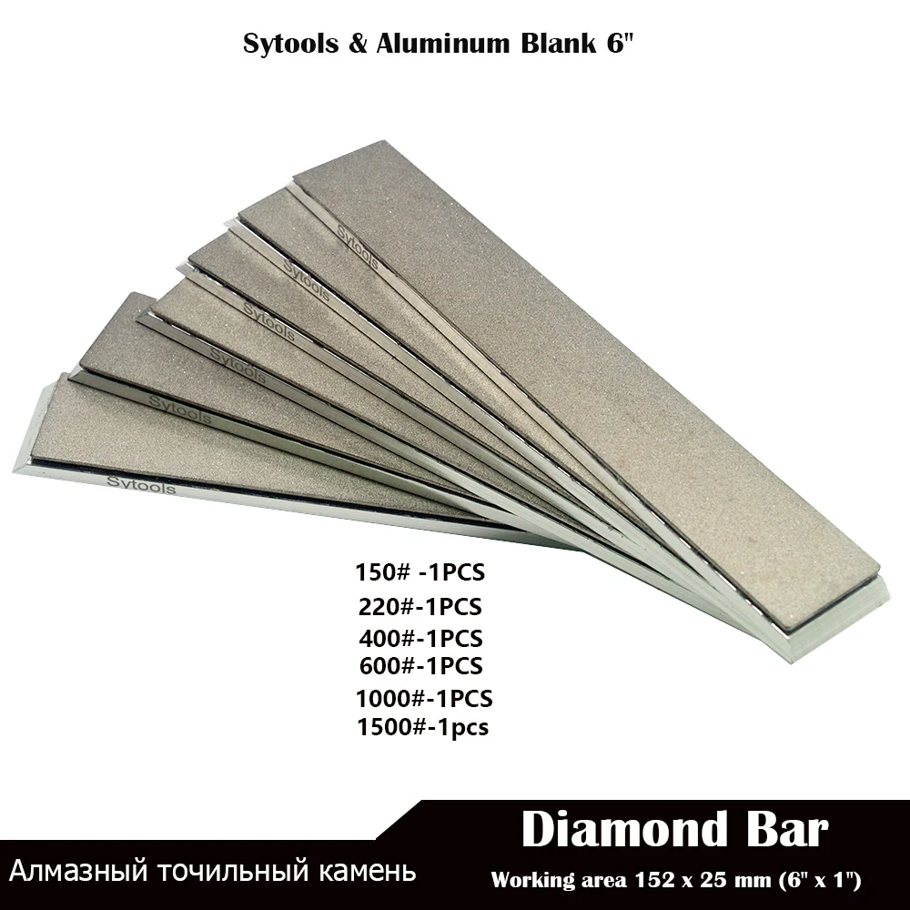 Diamond bars whetstone PLATE SET 6\