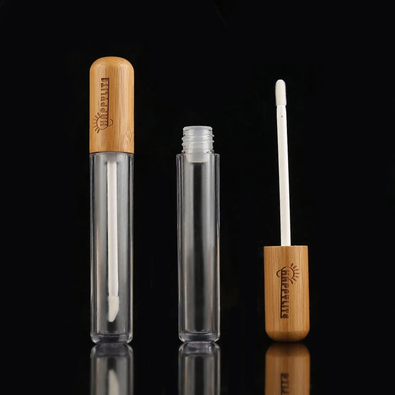 

5ml high-grade bamboo mascara tube/bamboo lip gloss bottle/eyelash tube natural bamboo cosmetic packaging,bamboo lipgloss wand