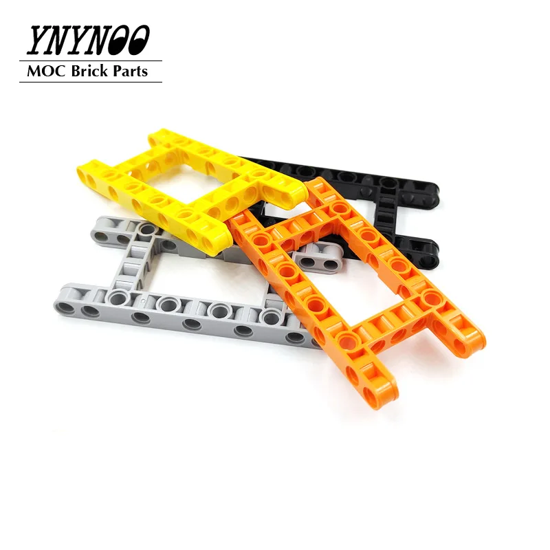 Técnico Square Hole Arms Building Block, Beam Frame, peças de tijolos, DIY Brinquedos, 64178, 64179, 39793, 39794, 39790, 39369, Fit para EV3 Robot