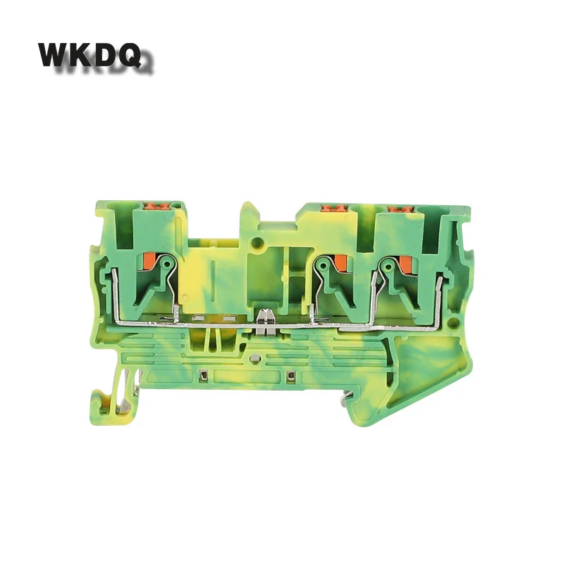 5 pz PT2.5-TW-PE Push-In terra a 3 conduttori terra PT 2.5 connettore elettrico a doppio filo morsettiera su guida Din PT 2.5-TW-PE