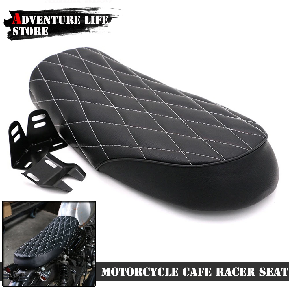 Motorcycle Vintage Seat For Honda CG125 GN CG CB200 CB350 CB400SS CB500 CB750 SR400 Cafe Racer Scrambler Retro Saddle Seat