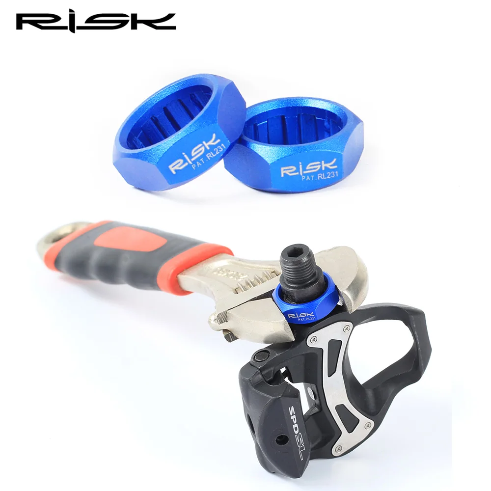 RISK Bicycle Pedal Axle Spindle Removal Tool for SHIMANO R7000/M520/M8040/M8140/M820/M828 10T Convert Open end Wrench Nut Bolts