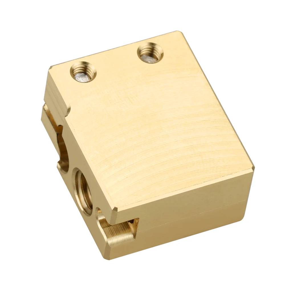 Volcano Heater Brass Block for E3D Volcano Hotend Thermistor Sensor PT100 3D Printer 24x20x12mm