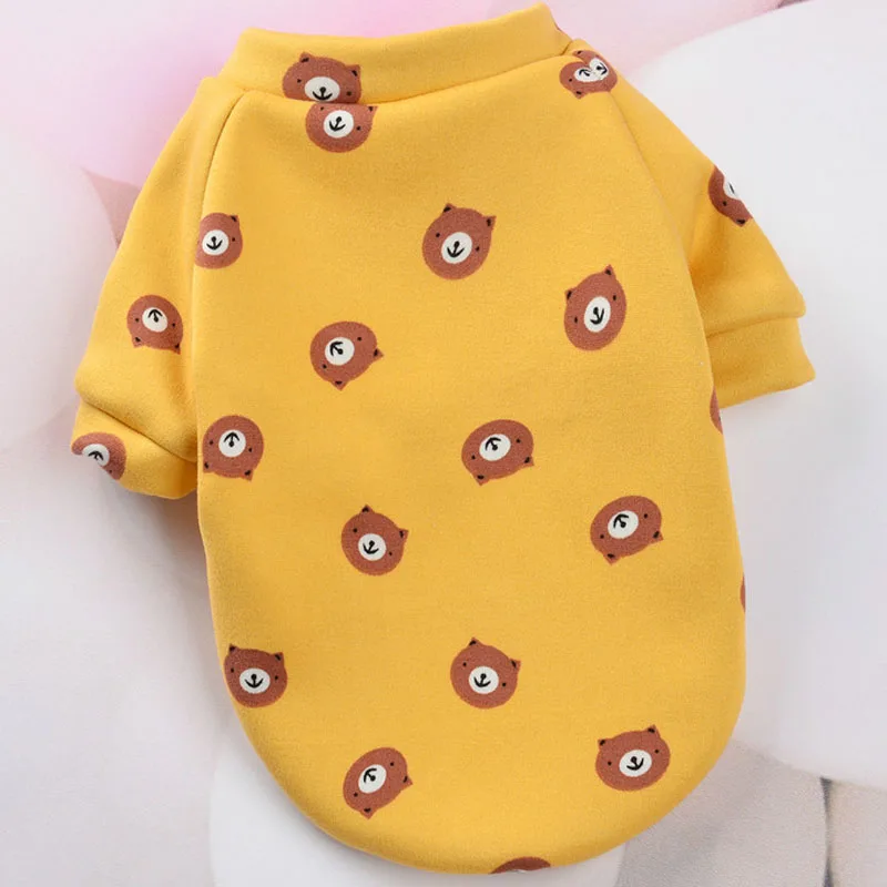 Cartoon Pet Clothes Suit Hoodies Coat for Small Dogs Dachshund York Pullover Puppy Cat Sweatshirt Jacket Pets Costumes Winter XL