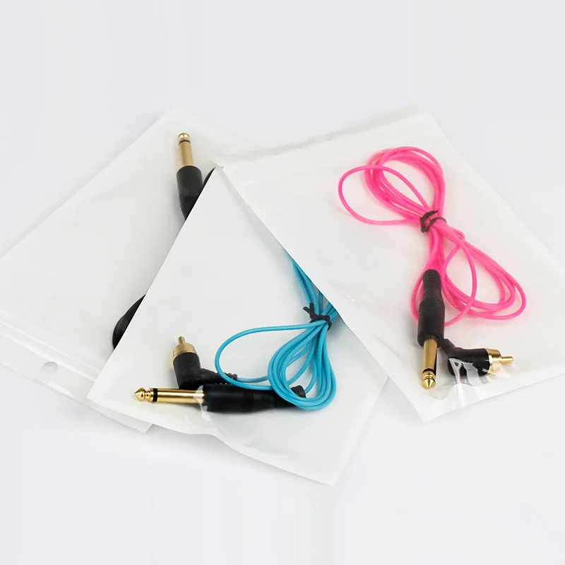 High Quality Tattoo Clip Cord RCA Power Cord 2M Soft  Silicone Tattoo Cable for Tattoo Machine