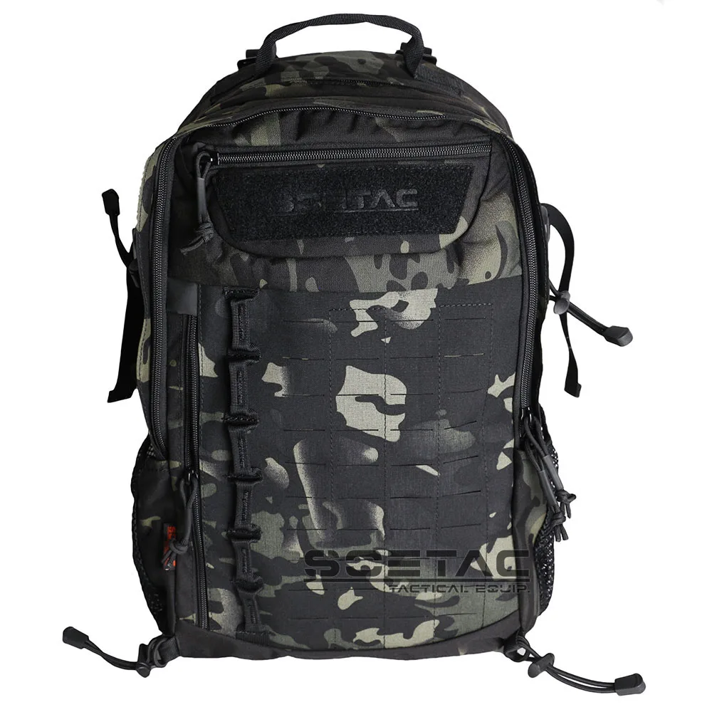 Imagem -03 - Mochila Tática de Nylon Soetac para Homens Bolsa de Ombro Grande Capacidade Nylon Dragon Egg Outdoor Caminhada Camping 500d