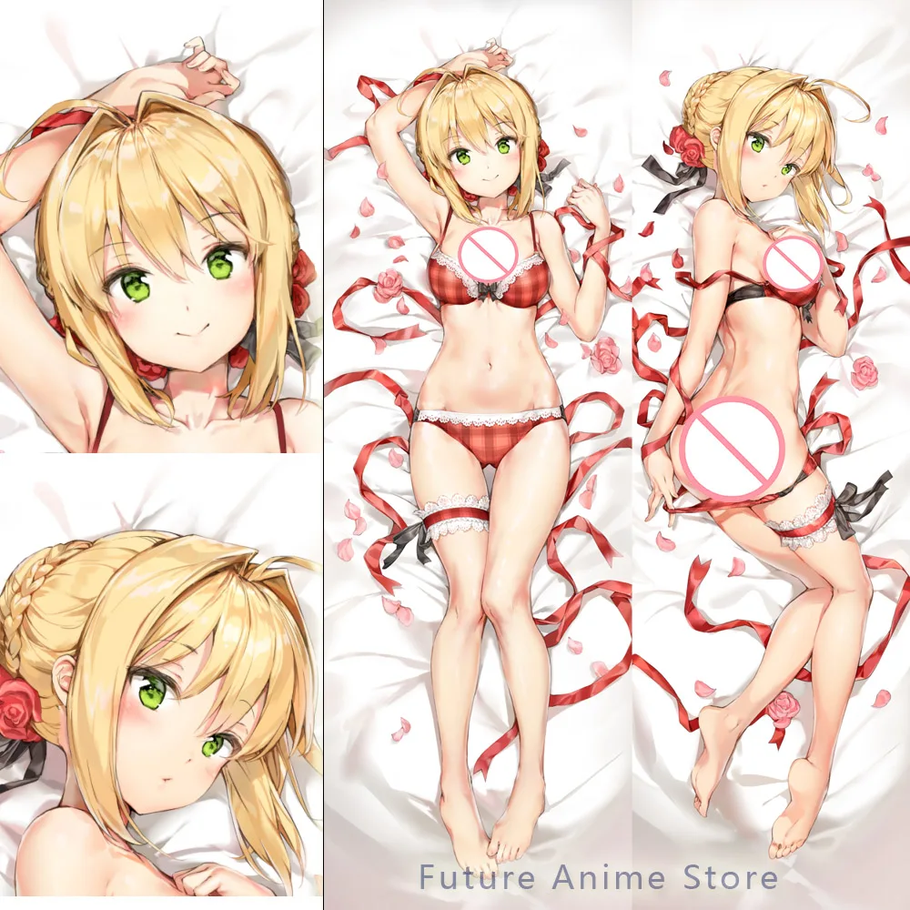 

Дакимакура Нерон Клавдий Fate Grand Order EXTRA FGO аниме чехол с двусторонней подушкой для тела