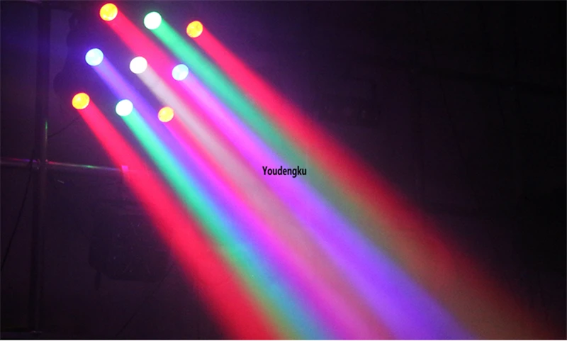 2pcs New Arrival LED pro dmx Blinder Matrix Wash beam 9x40w RGBW 4in1 9 eyes beam lyre led blinder matrix dj light