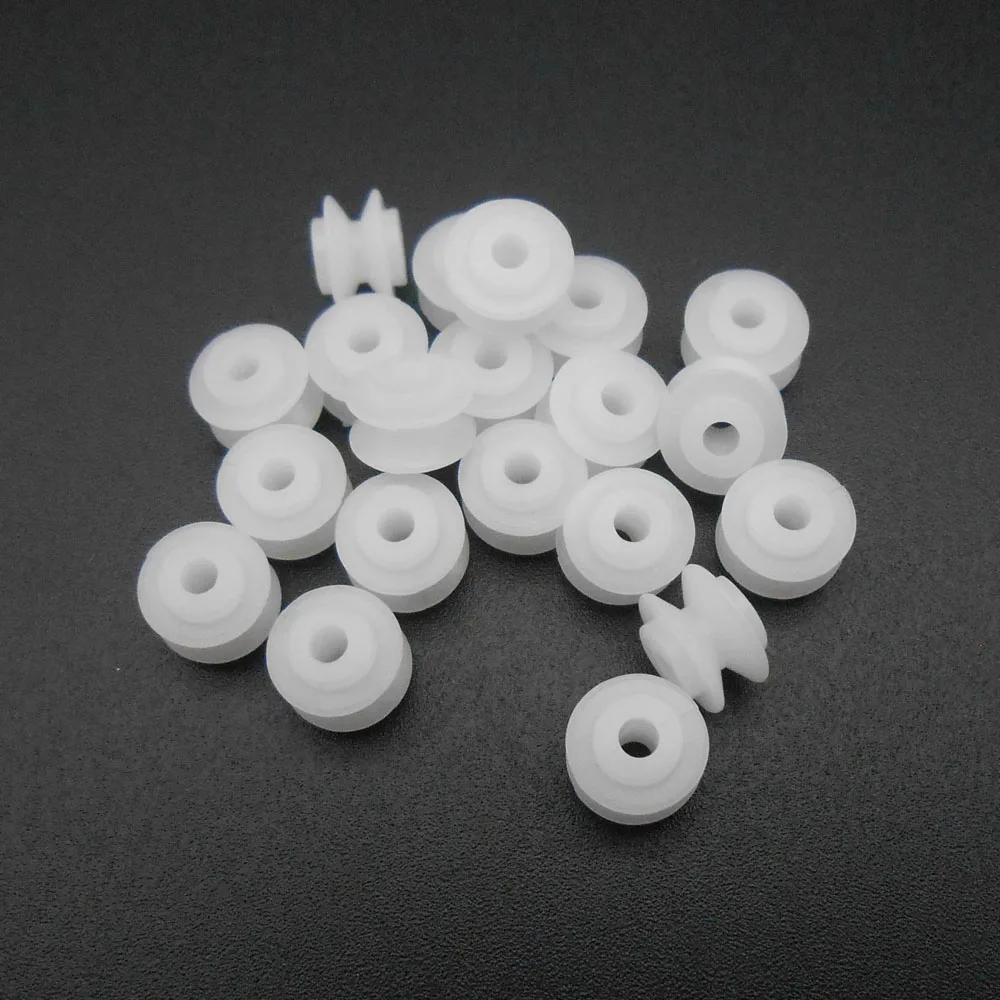 20PCS X New 7MM 2A Plastic Pulley Gear Model Motor Wheels dia.7mm Shaft axle hole dia.2mm 1.95MM 72A 7MMX5MM 7MM2A *FD168