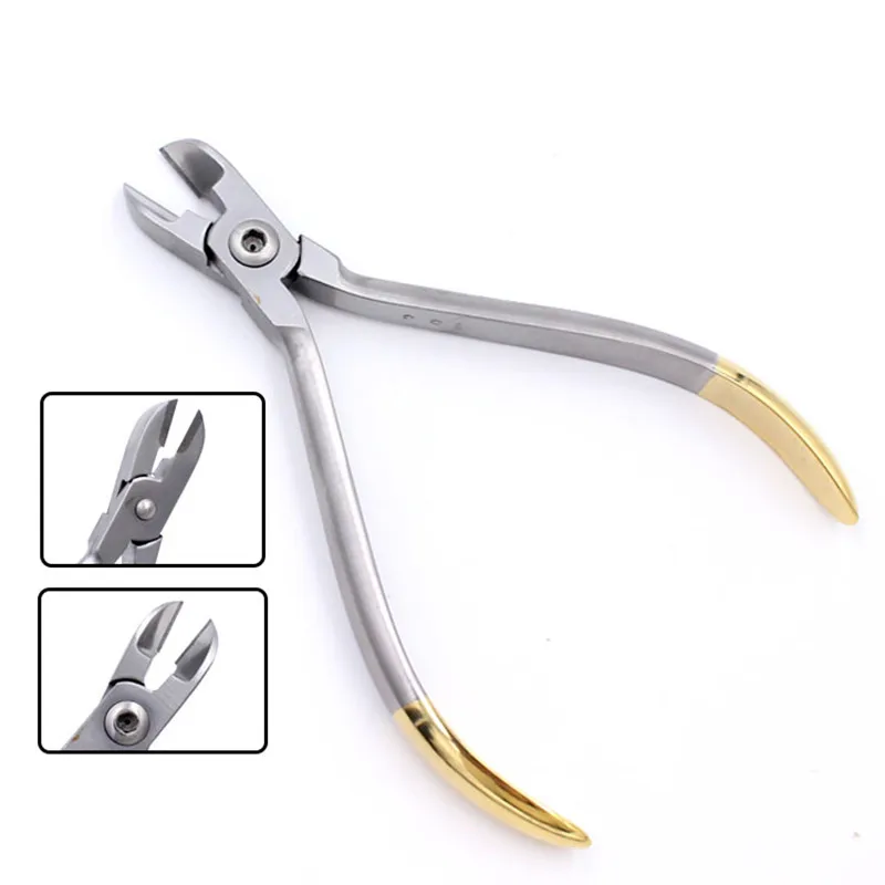 1 pc pinze per legatura dentale per fili di legatura ortodontica e elastici strumenti per dentisti strumento da laboratorio acciaio inossidabile