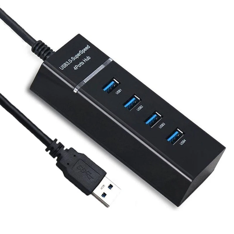 USB 3.0 Hub High Speed 5Gbps Transfer Speed USB Cable Adapter for PS4 PS4 Slim Ps4 Pro Xbox ONE XBOX360 Computer Laptop PC