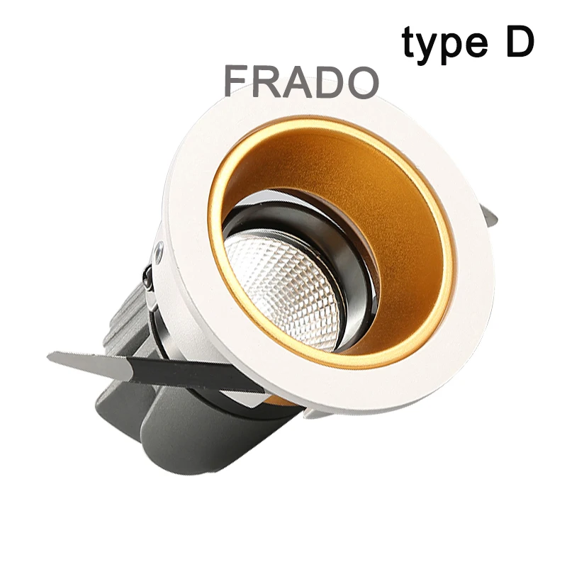 Hohe Helle 5W 7W 12W 20W 30W Dimmbare COB LED Downlights 24 Winkel Leuchte Einbau lichter der decke Unten Lampen Garantie – Detail 7