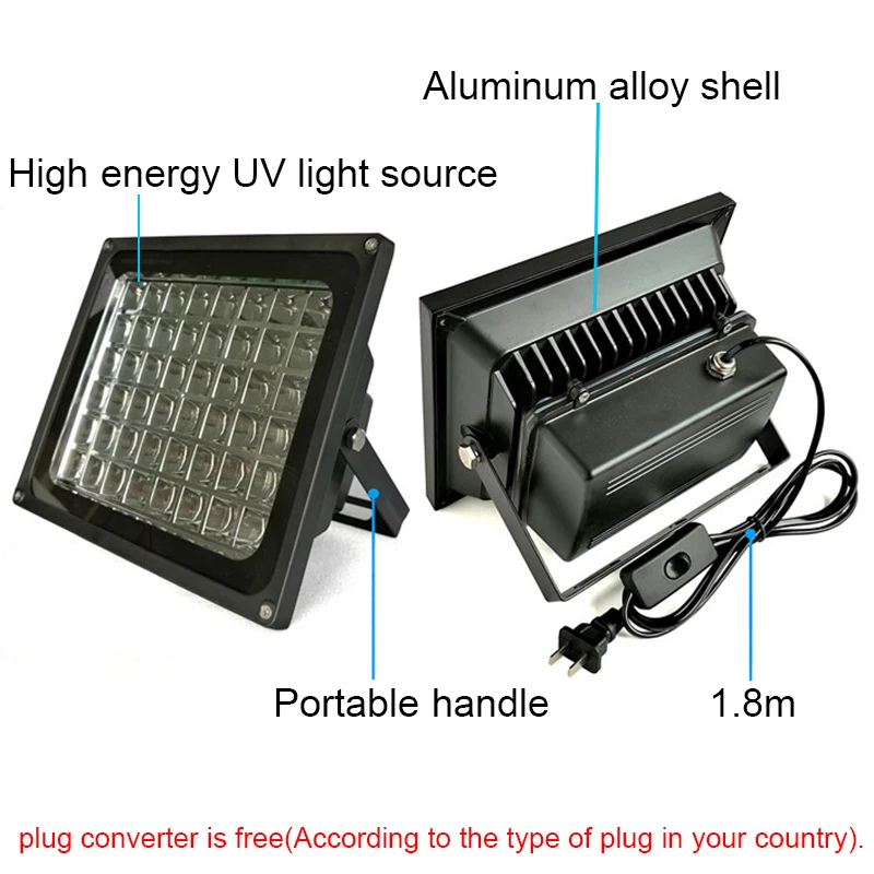 UV Curing Ultraviolet Lamp 365nm 405nm 395nm For Circuit Board Repair Shadowless Glue Green Oil Photosensitive Resin 3D Printing