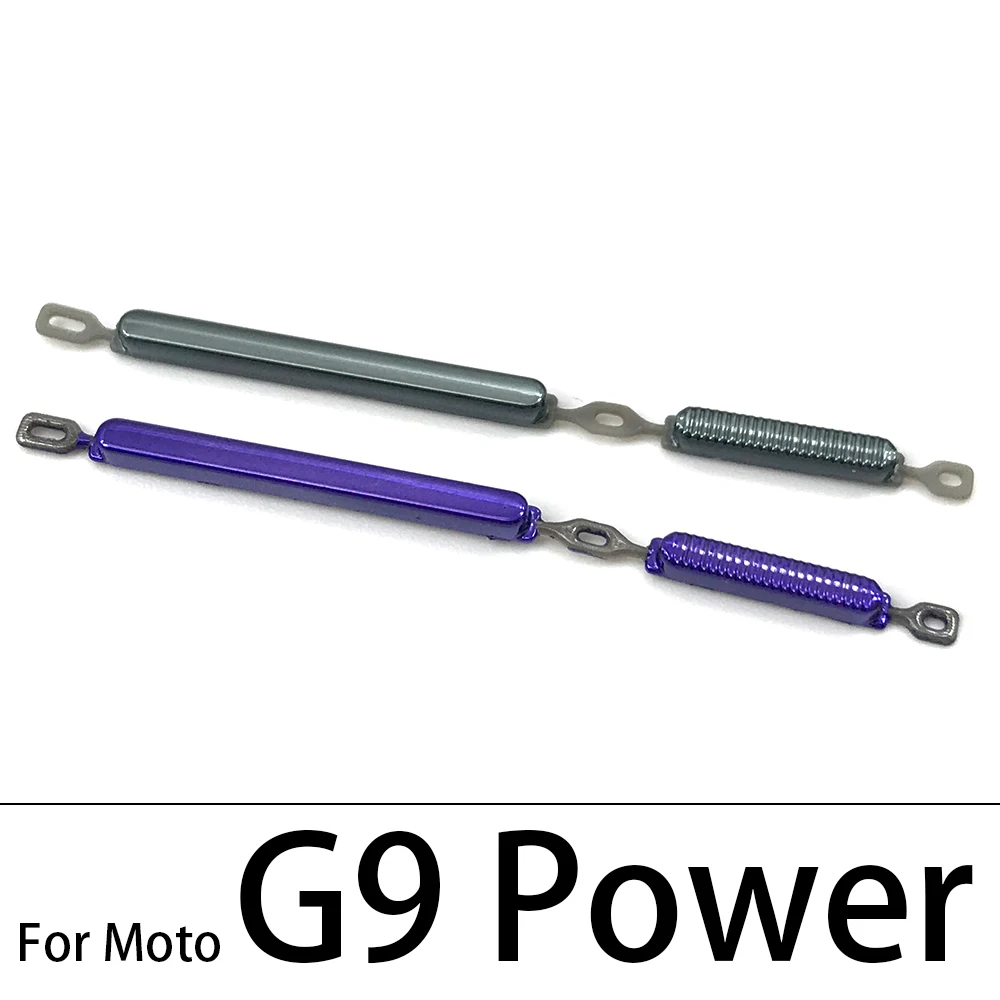 10Pcs/Lot, New For Moto G9 G7 G8 Plus Play Power / G8 Power Lite Power Button ON OFF Volume Up Down Side Button Key