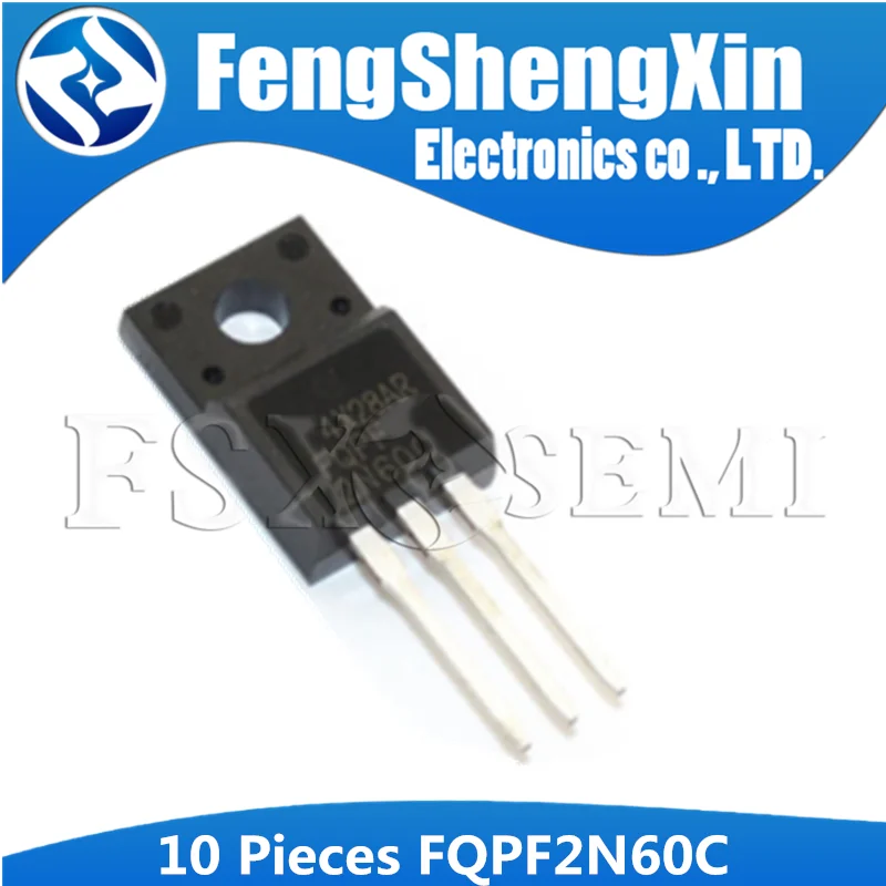 10pcs FQPF2N60C FQPF3N60C FQPF7N65C FQPF8N65C FQPF10N65C FQPF10N80C FQPF15N60C FQPF15N65C FQPF18N50C FQPF18N60C MOSFET TO220F