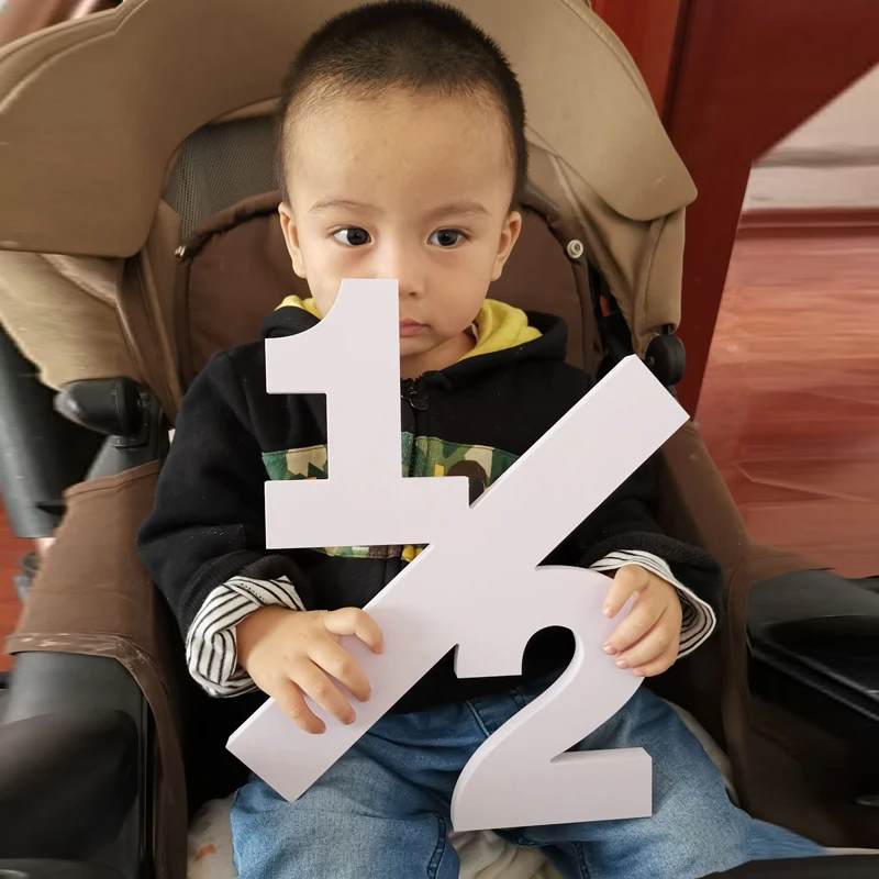 custom Wooden Baby photo prop, birthday sign, 1, 1, 2, birthday sign, age numbers, photography props for Photographer 1 image 5