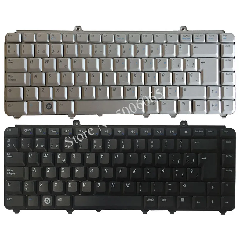 New Spanish Laptop Keyboard for Dell Inspiron 1420 1520 1521 1525 NK750 R1-5-B08 PP29L XPS M1530 XPS M1330 SP keyboard