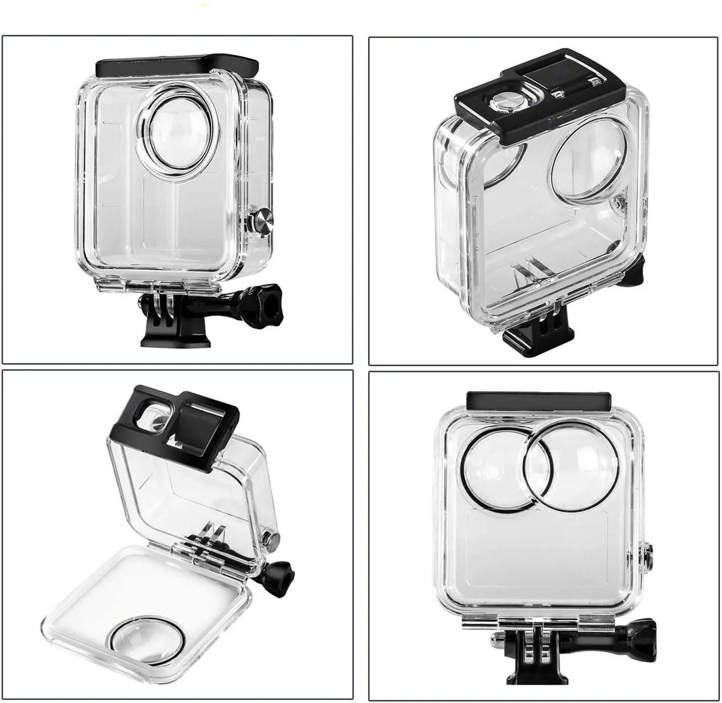 Für GoPro Max Wasserdichte Gehäuse Shell Schutzhülle Box Für Go Pro 360 Panorama Kamera Dive Fall Zubehör – Detail 8