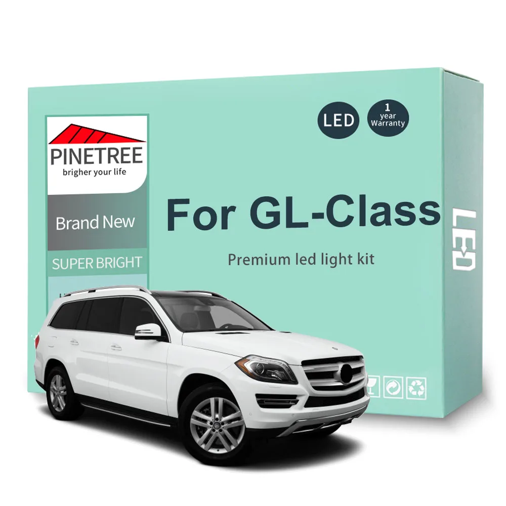 

Led Interior Light Kit For Mercedes Benz MB GL Class X164 X166 GL450 GL500 GL550 LED Bulbs Canbus
