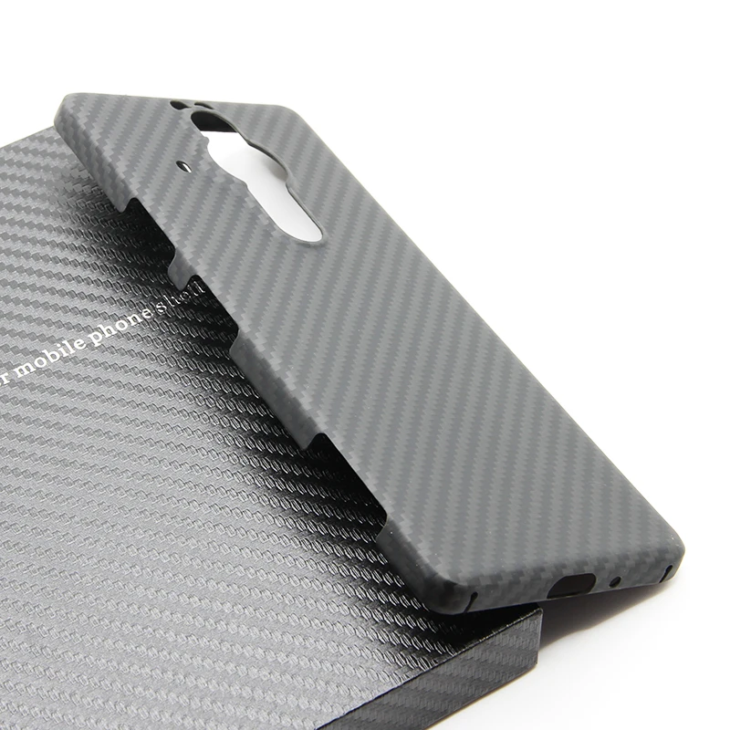 ZXKE-funda de teléfono de fibra de carbono para SONY Xperia Pro i, carcasa de fibra de aramida de líneas finas y ligeras