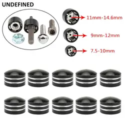 10pcs Motorcycle Twin Cam Bolt Head Cap Schrauben Topper Cover CNC Aluminum For Harley  Sportster Dyna Softail Touring Road King