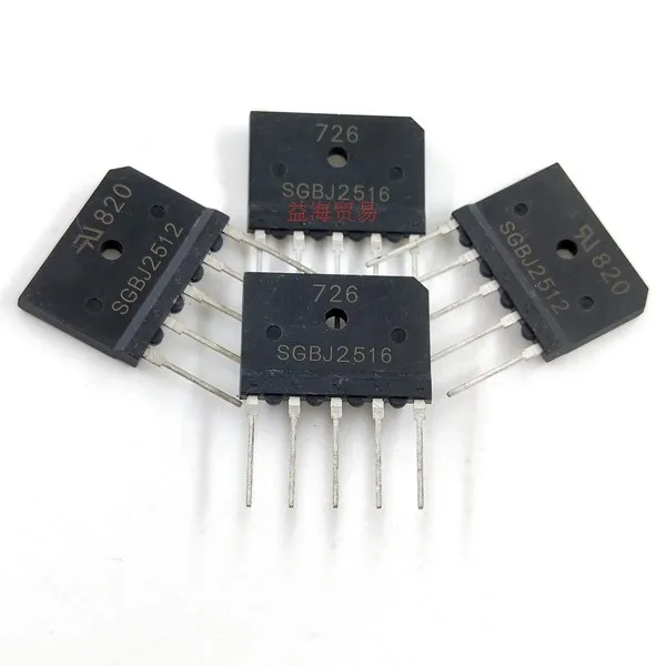 1 개/몫 SGBJ2516 25A1600V SGBJ2512 SGBJ2510 pont Redresseur 1600v 1200v 1000v