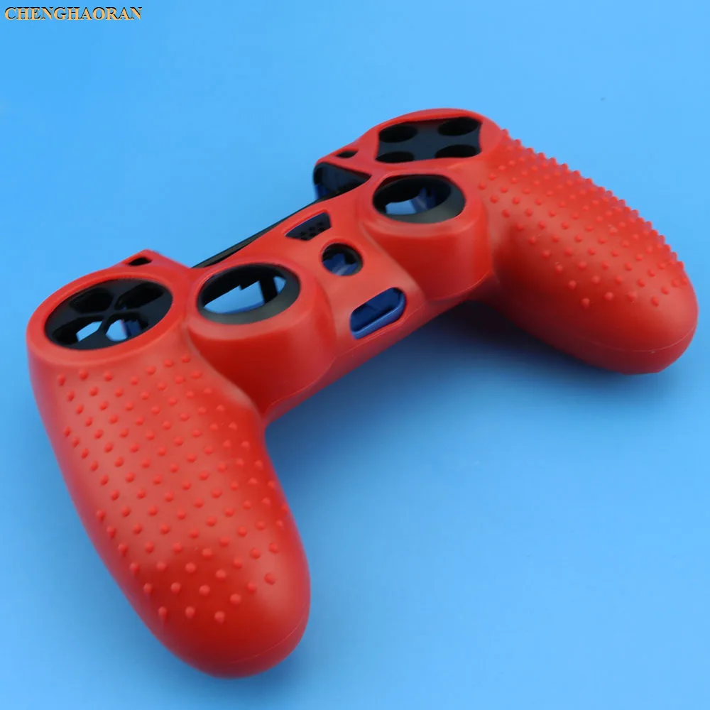 8Colors Wholesle 10pcs/lot Non-slip Soft Silicone Joystick Camouflage Cover Case for PS4 PRO slim JDS 030 040 050 055 Controller