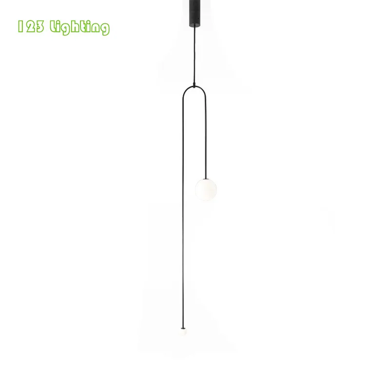 Modern Black Metal Restaurant Pendant lights Concise Home Loft Parlor Hanging Light Special Pendant Lamp 110-260V Nordic Lamp