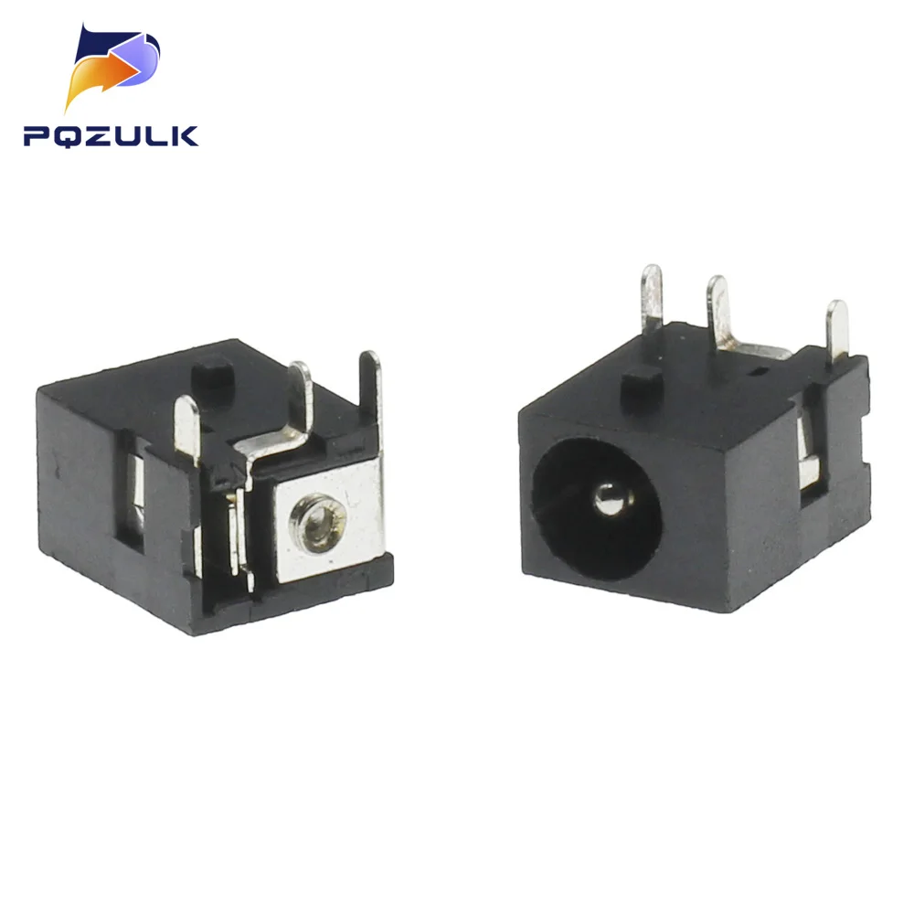 DC-044 5.5*2.1MM DC Power Supply Socket Power Supply Interface DC044 3Pin Power Socket Black