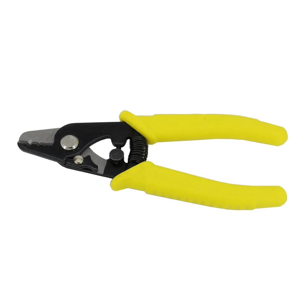 6-Inch Optical Fiber Stripping Pliers Peeling Crimper Cable Stripping Cutter Electricians Manganese Steel Crimping Hand Tools