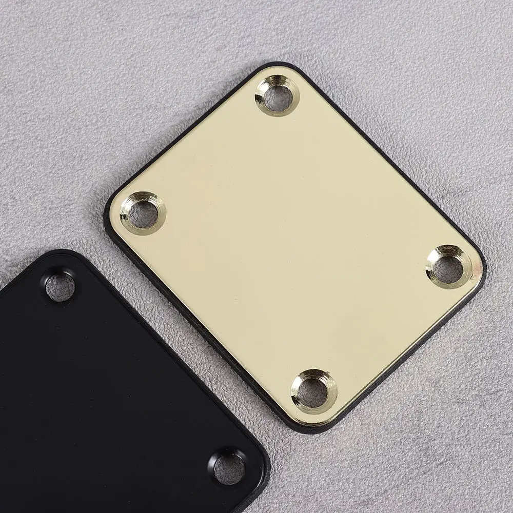 Guitar Neck Plate ST Electric Guitar Neck Plate Joint Back Mounting Plate With Screws Parts For Guitar Bass Neck Plate Popular