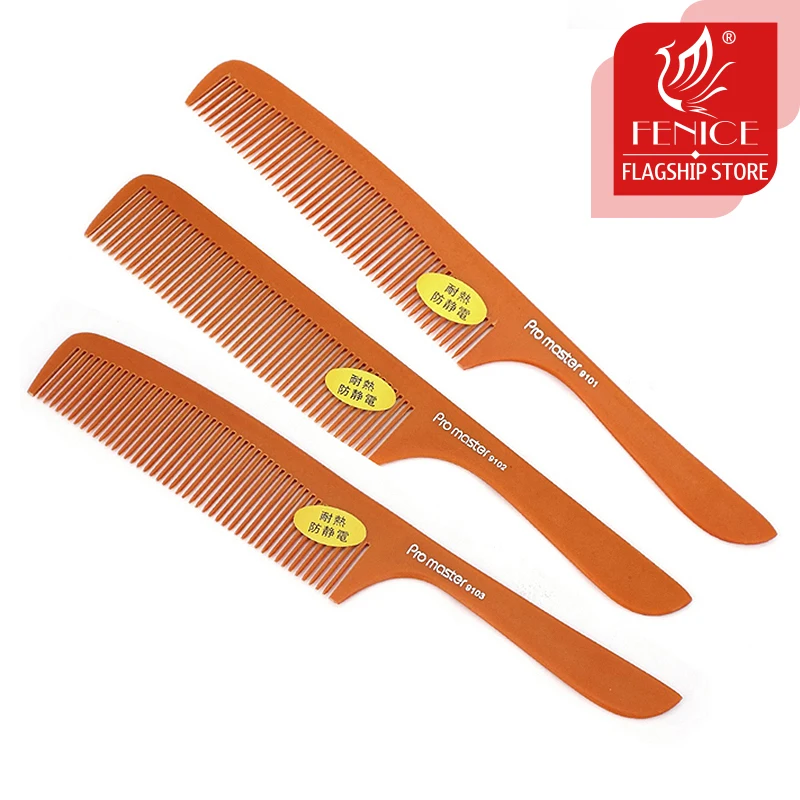 

HELGEM Hairdressing Heat Anti-static Combs Straight Hair Brushes Hairdressing Home DIY and Barber Hair Tools