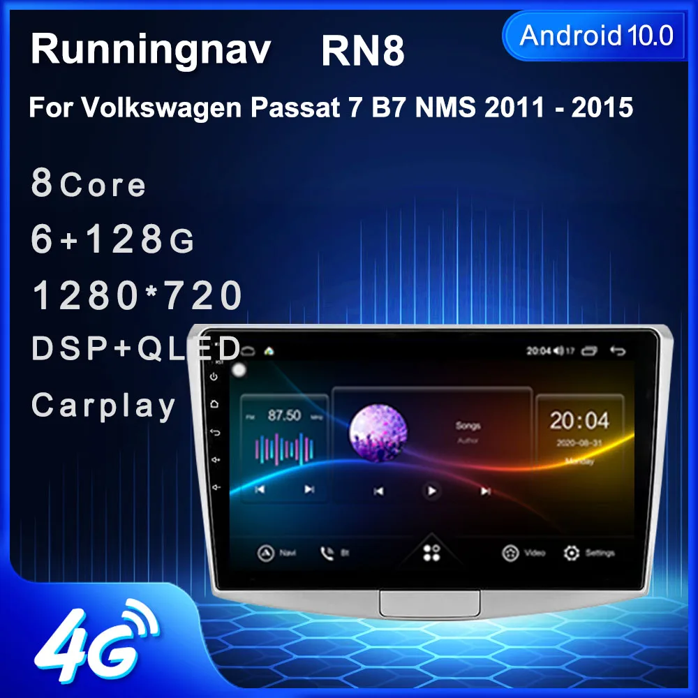

Runningnav For Volkswagen Passat 7 B7 NMS 2011 - 2015 Android Car Radio Multimedia Video Player Navigation GPS