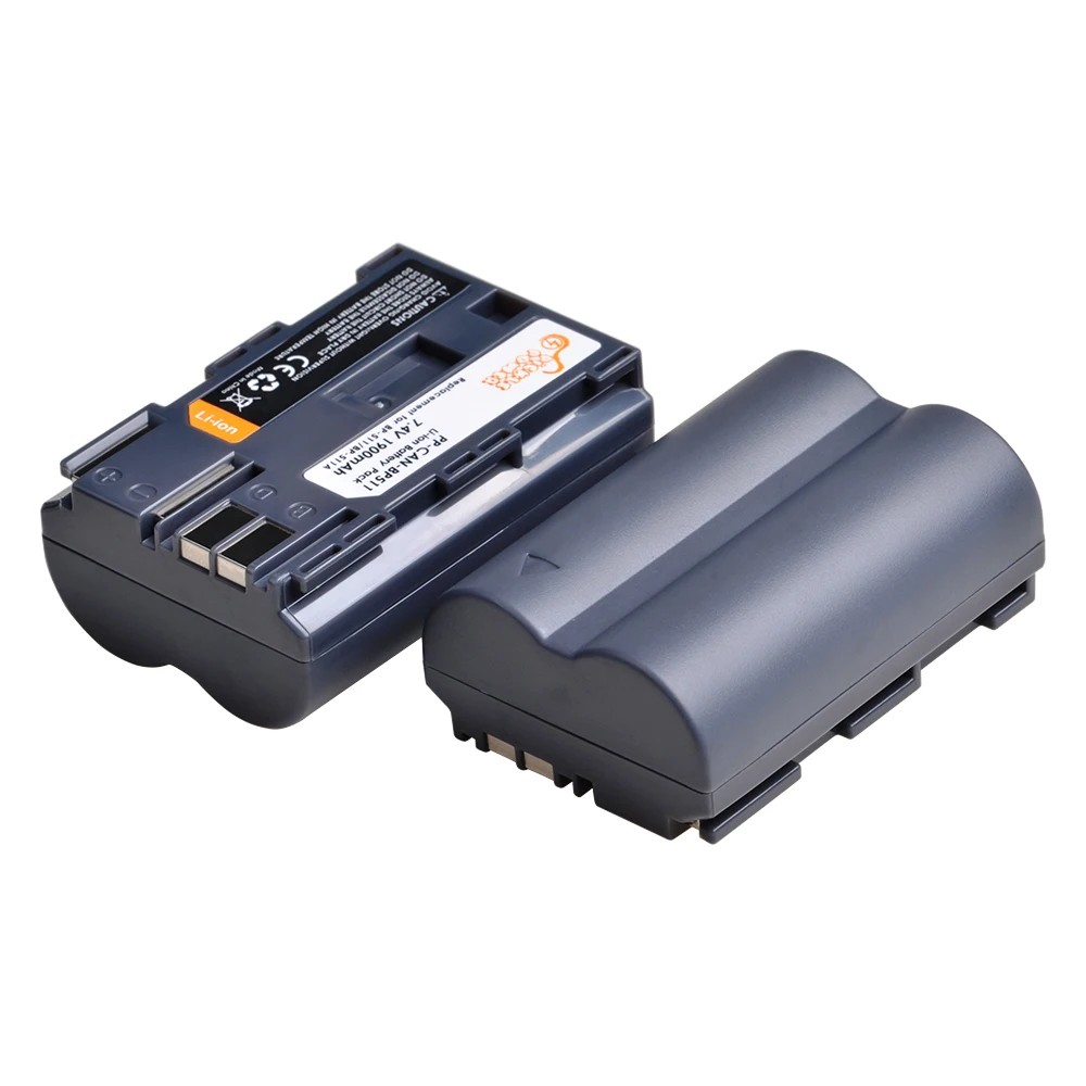 514 le Puissance 1900mAh Batterie Pour Appareil Photo Numérique Standard IL EOS 40D 300D 5D 20D 30D 50DBP-511 Batterie BP-511A