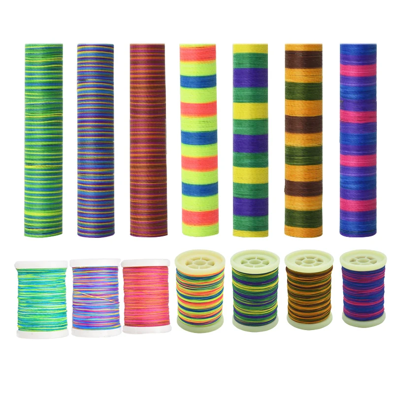 150M Rod Winding ด้ายโพลีเอสเตอร์ Multicolor เส้นด้าย Braided สาย Rod DIY สร้างคู่มือประกอบ Refit Repair แก้ไข Renew