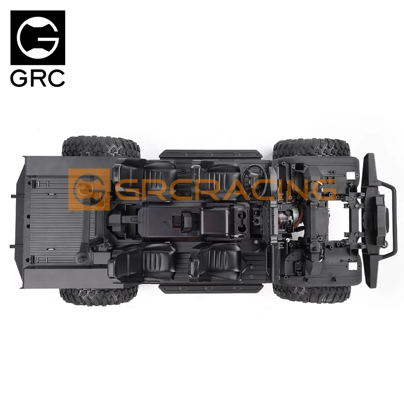 For Traxxas Trx4 Defender Center Console Interior Seat Modification Parts Battery Cover With Armrest Box Grc G161bd