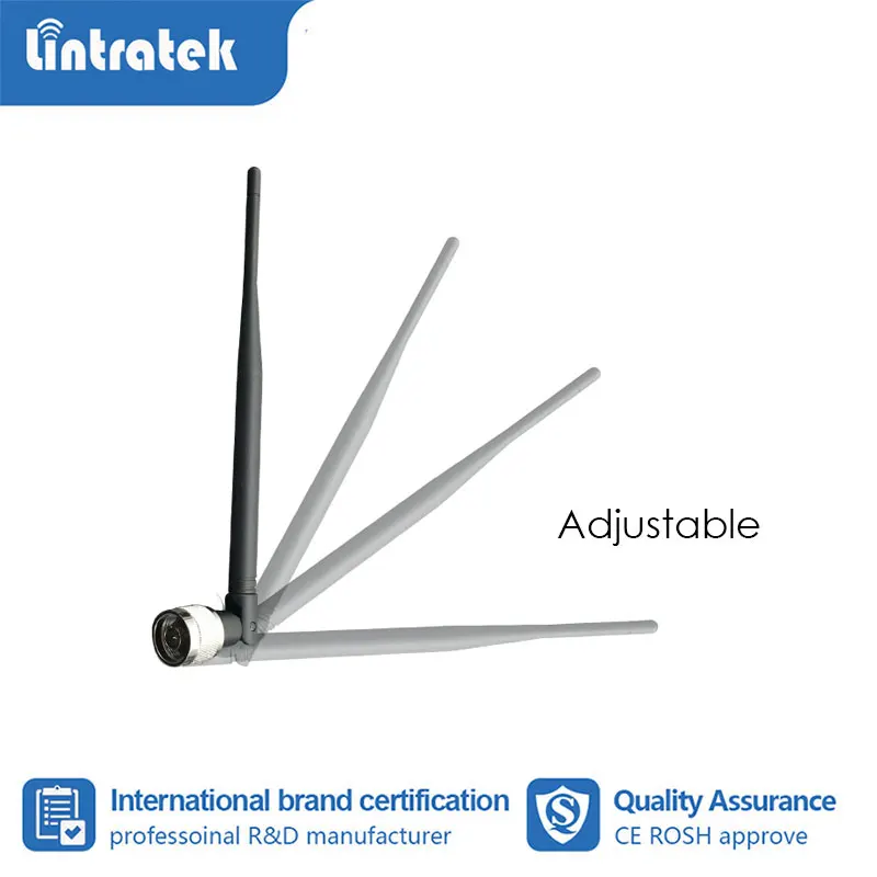600-2700Mhz 2G 3G 4G Indoor Whip Antenna for GSM LTE UMTS Mobile Signal Booster Repeater Amplifier Wide Frequency Lintratek