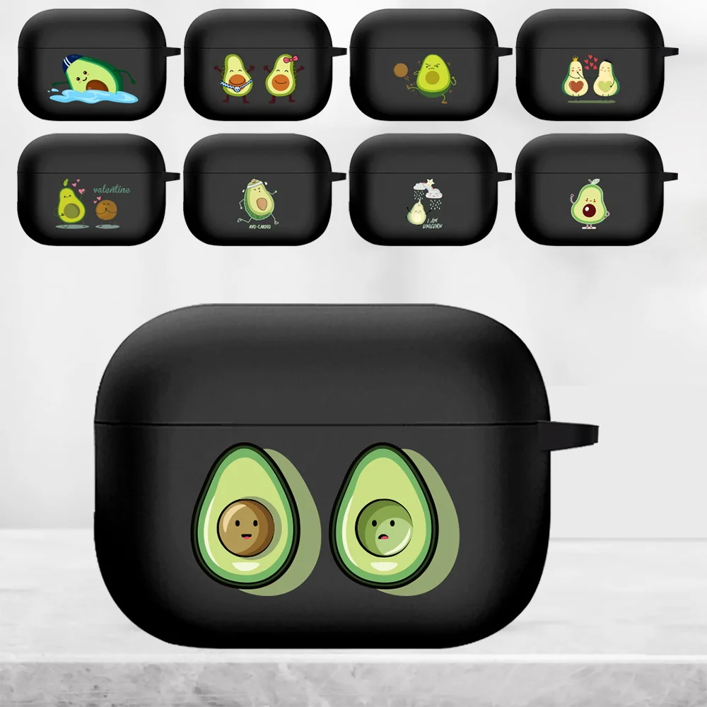 Avocado Protective Bluetooth Soft Earphone Cover Charging Earpods Box Case for Apple AirPods Pro A2084 A2083