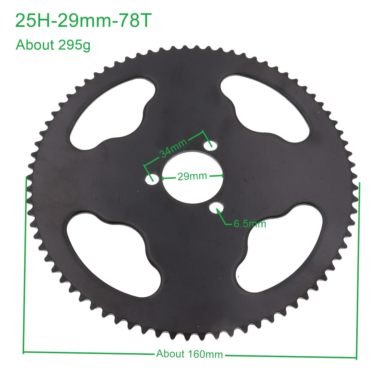 25H /T8F 26mm 68T 54T 29mm 54T 47T 78T 35mm 80T Tooth Rear Sprocket Mini Moto ATV Quad Dirt Pit Pocket Bike Cross 47cc 49cc